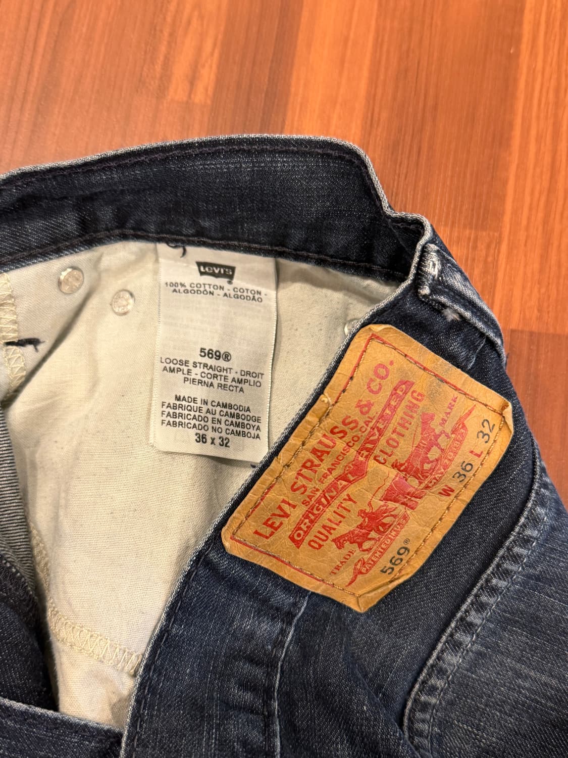 Levis 리바이스 569 데님 팬츠 (38inch) 상품이미지9