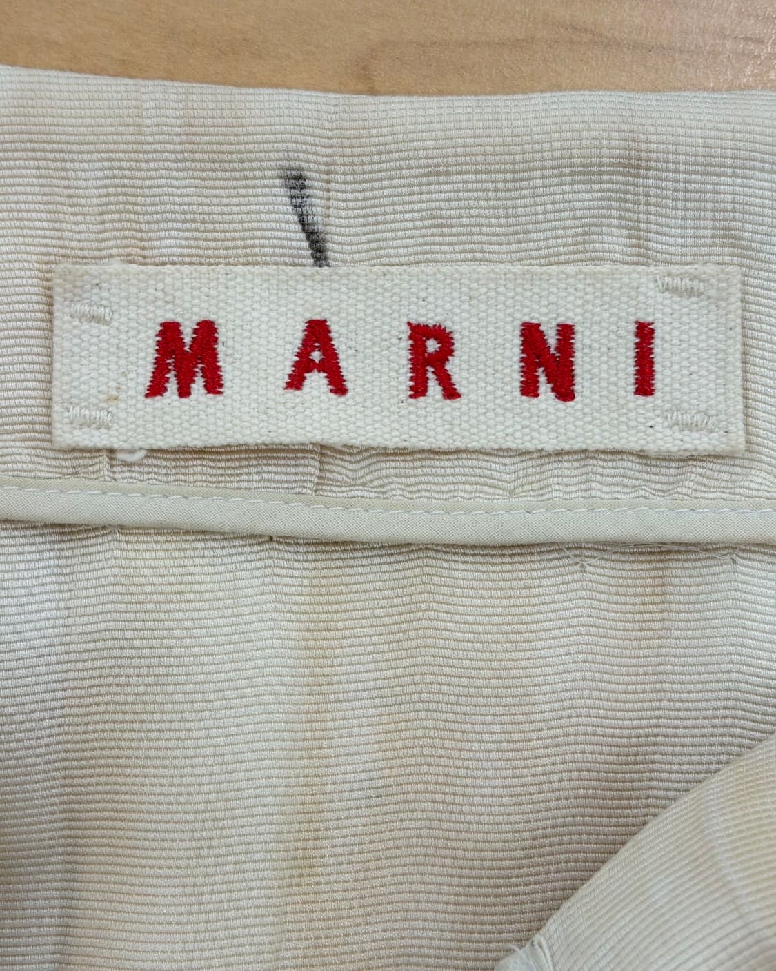 마르니 베이지 패턴 코튼 지퍼 미니 원피스 상품이미지7