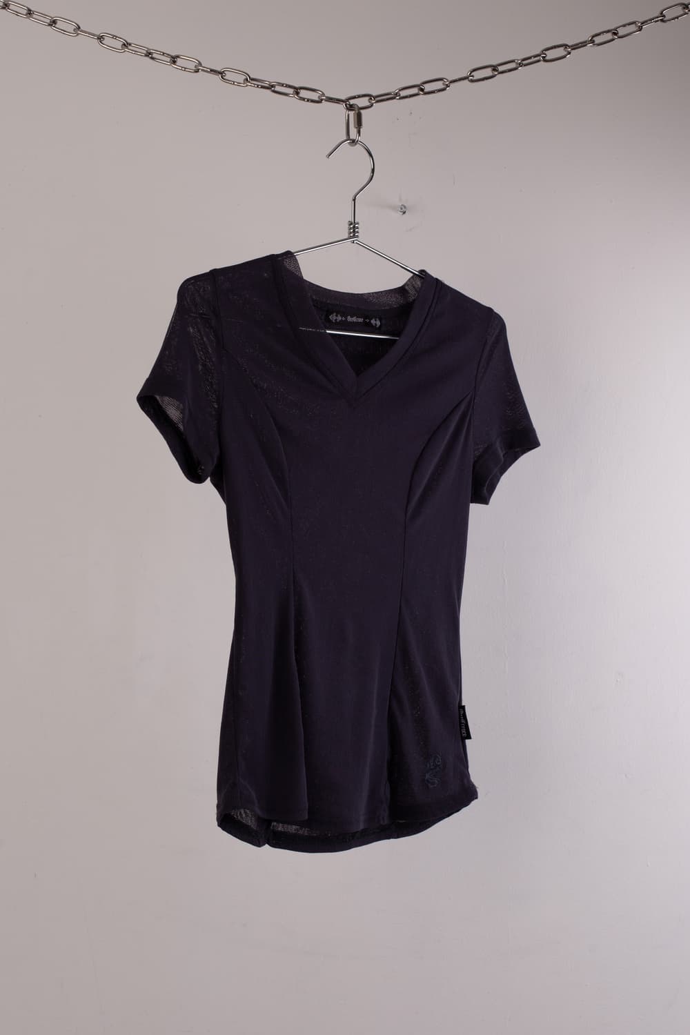 OZZ CROCE MESH V-NECK EMBROIDERY T-SHIRT 상품이미지5