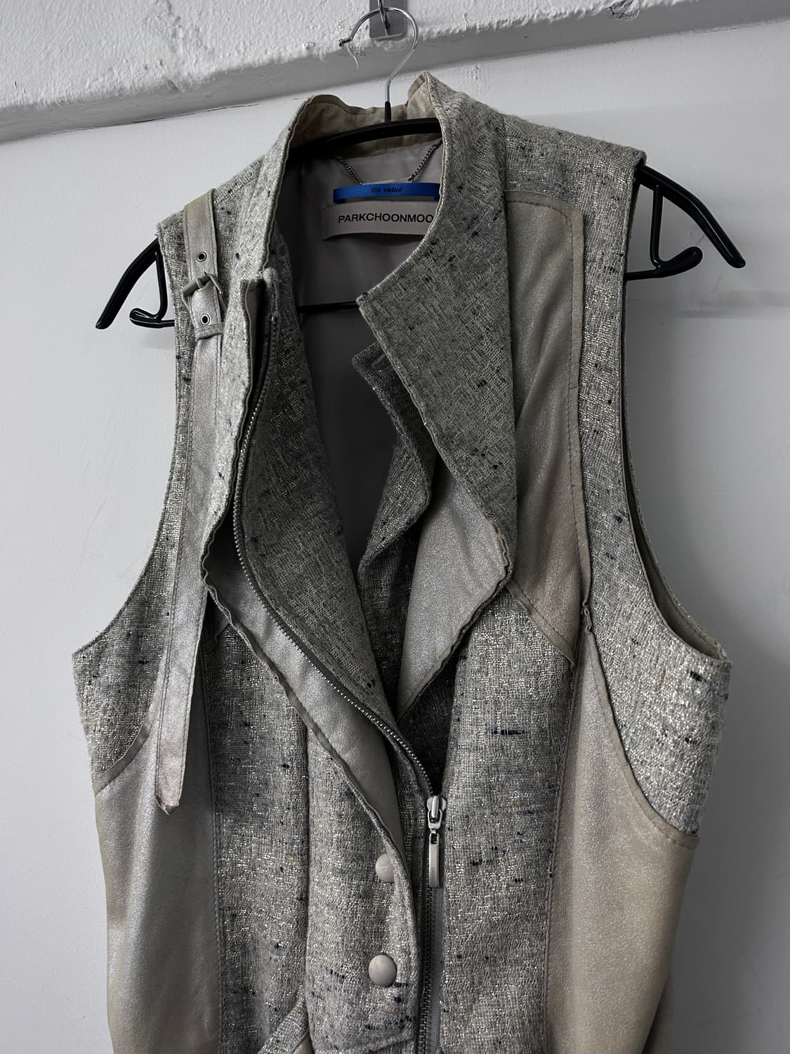 데무 트위드 드레이프 베스트 상품이미지3