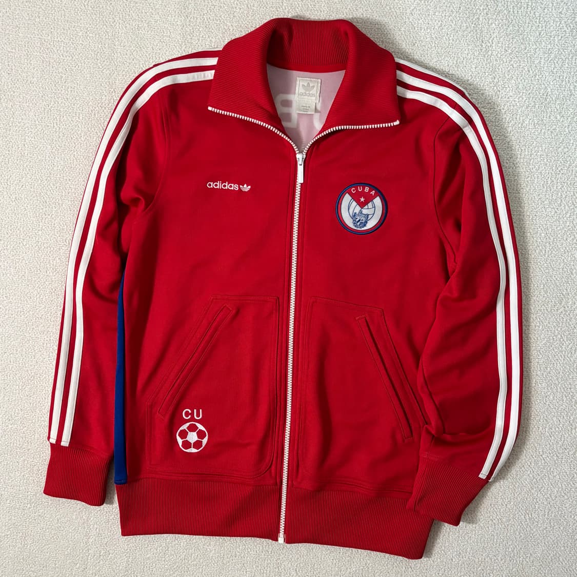 아디다스 쿠바 레드 트랙탑 져지 상품이미지1