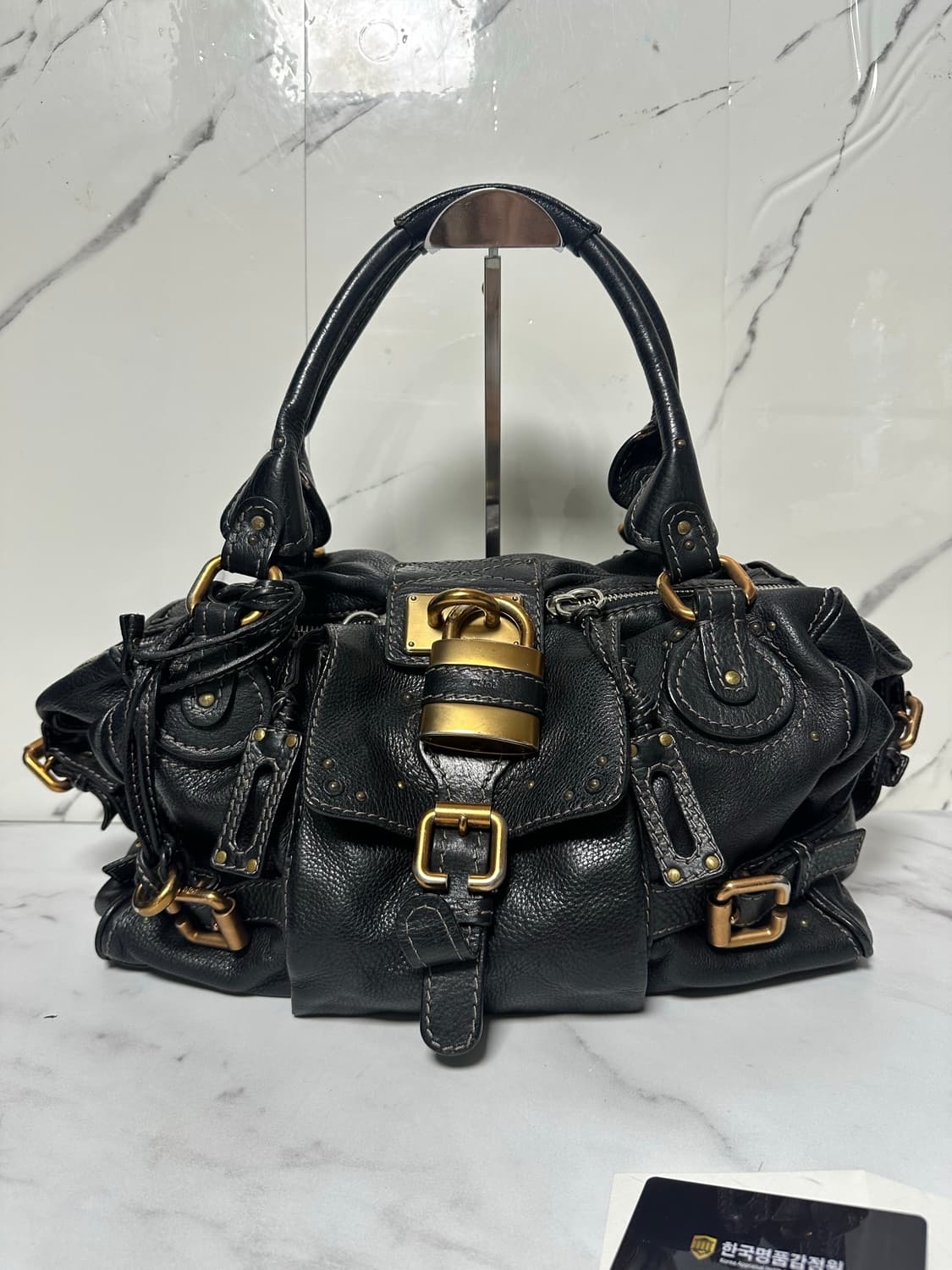 [A 정품] 끌로에 패딩턴 숄더백 블랙 라지 상품이미지5