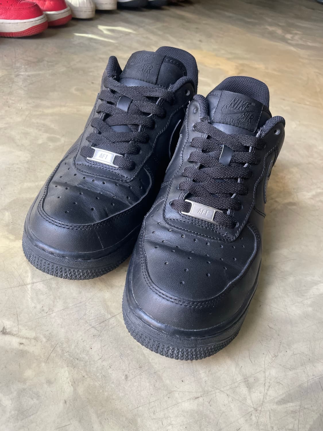 나이키 에어포스 1 블랙 250 상품이미지2