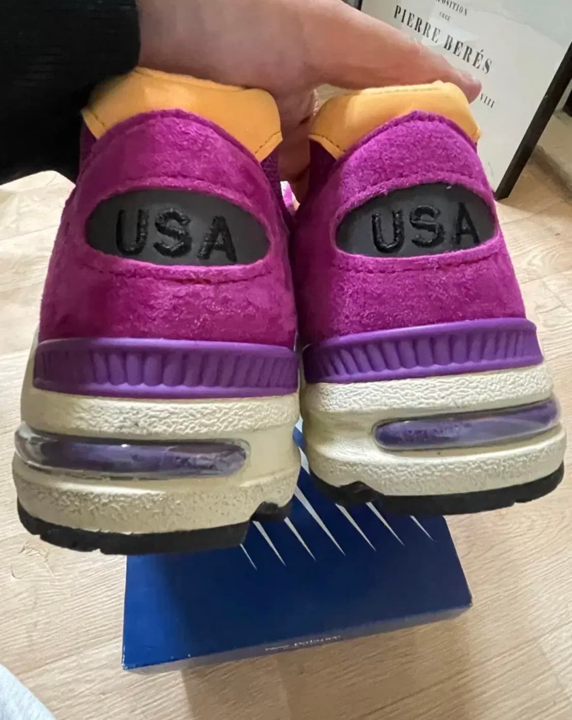 뉴발란스 990 v2 퍼플 옐로우 265 상품이미지5