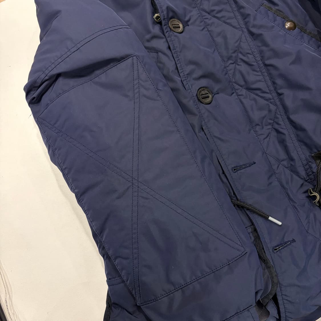 [S] 폴로랄프로렌 N-3B 네이비 후드 퍼 패딩 코트 C263 상품이미지6