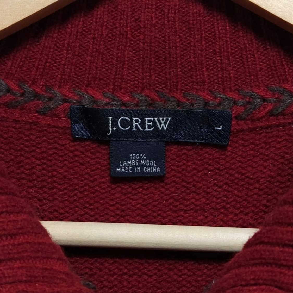 100)jcrew 제이크루 램스울 하프집업 니트 상품이미지4
