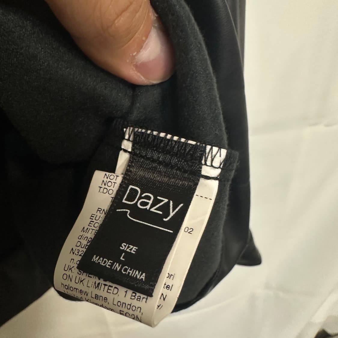 Dazy 패치 레더 자켓 L(100사이즈) 상품이미지2