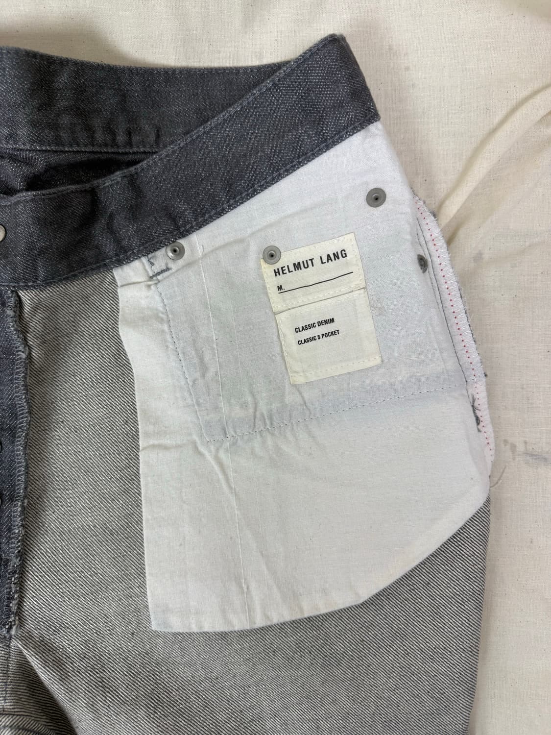 Helmut lang 00s 本人期 grey denim 32 상품이미지6