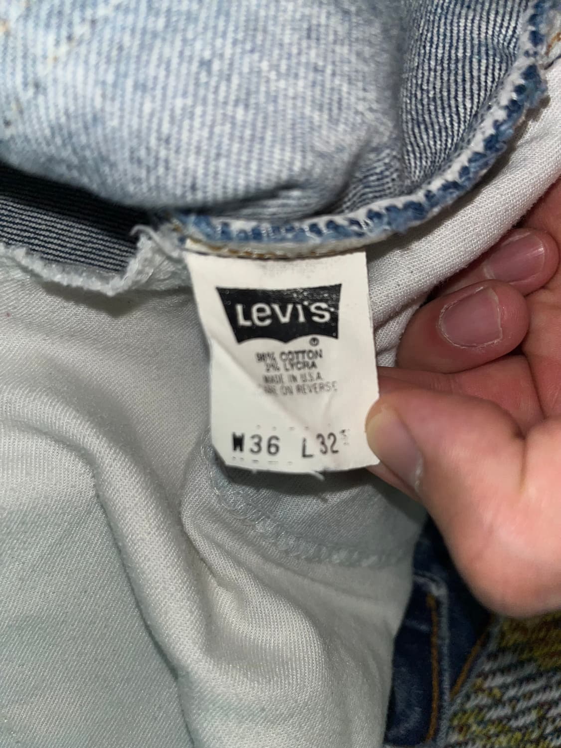 90s 리바이스 517 오렌지탭 W36 L32 상품이미지8