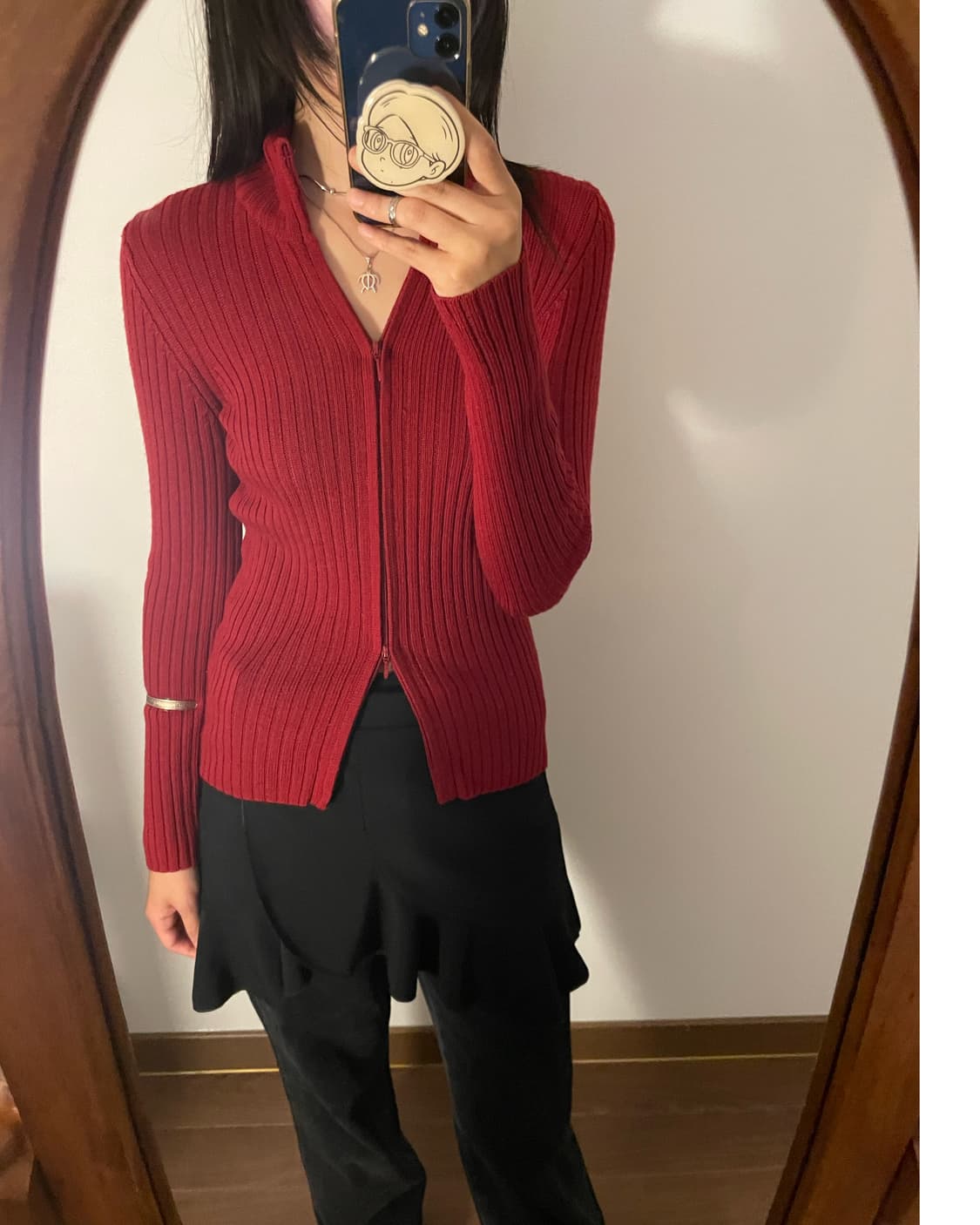 2-way zip up knit 상품이미지4