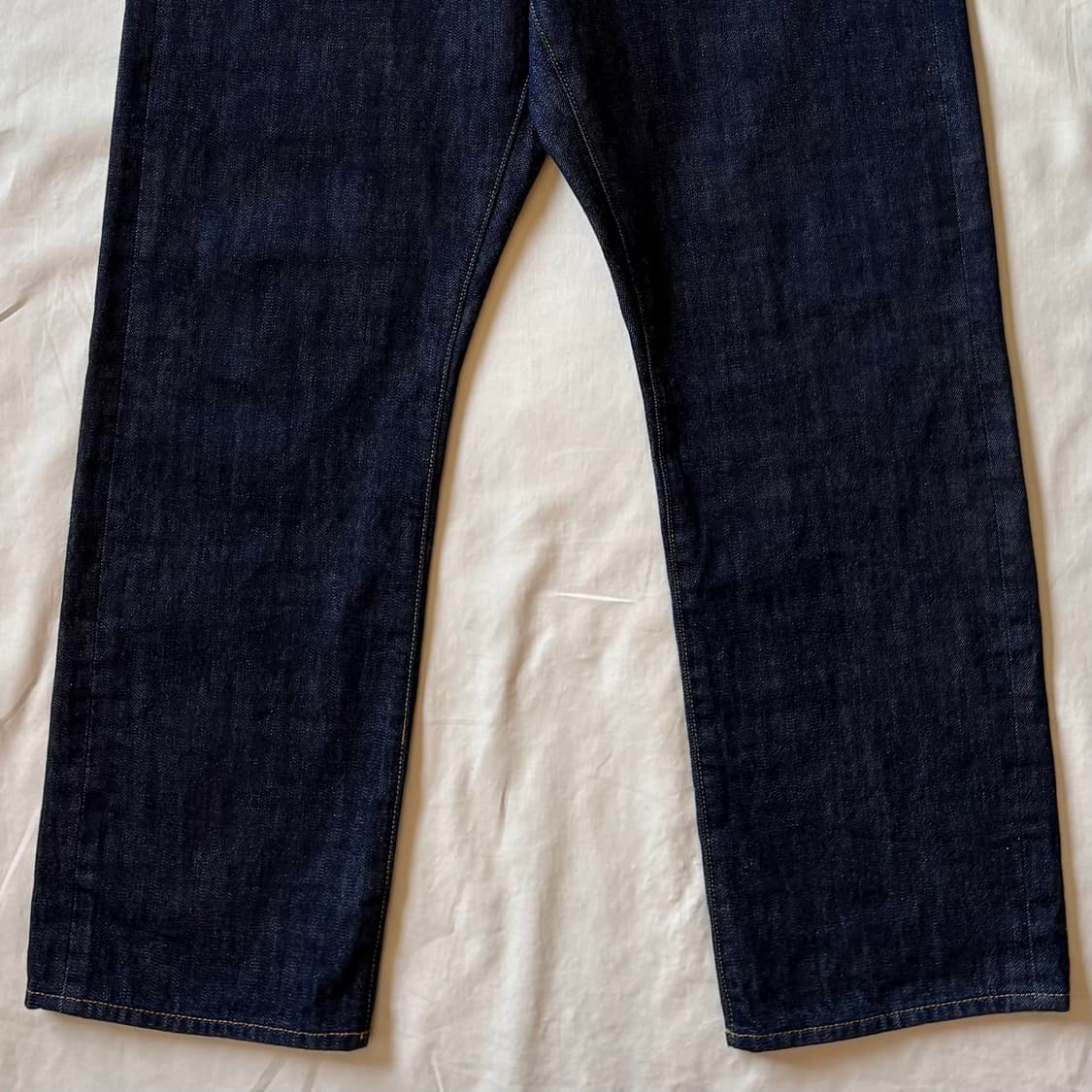 [32] 아웃스탠딩 30s 신치백 셀비지 와이드 팬츠 상품이미지3