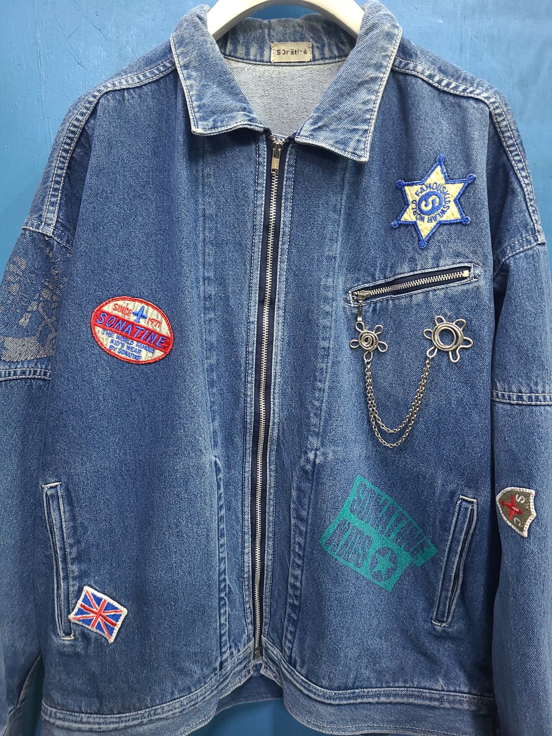 일본빈티지 올드스쿨 데님자켓 상품이미지6