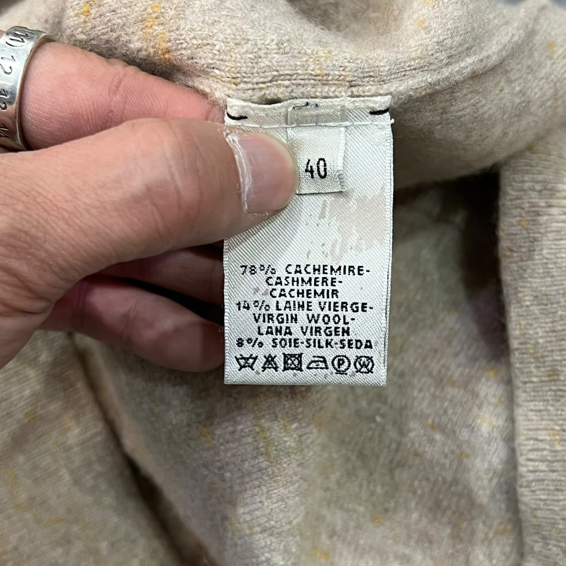  에르메스 캐시미어 니트 +명품감정서 y14173 상품이미지8