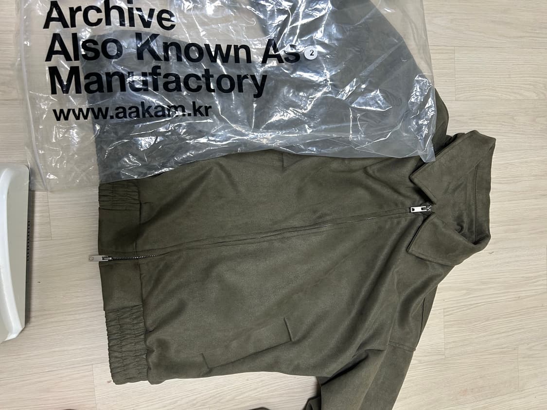 스탠다드에러 블루종 스웨이드자켓 새상품 상품이미지2