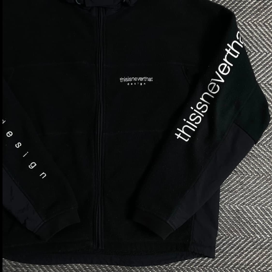 디스이즈네버댓 스펠 빅로고 후드 플리스 자켓o 4865 상품이미지2