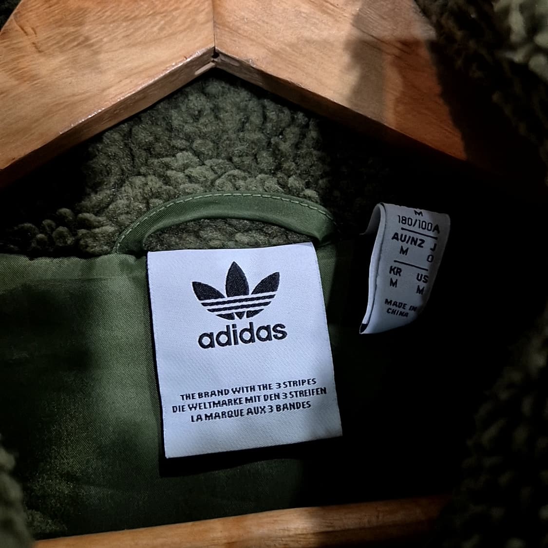 Adidas 아디다스 빅 트레포일 쉐르파 자켓 상품이미지4