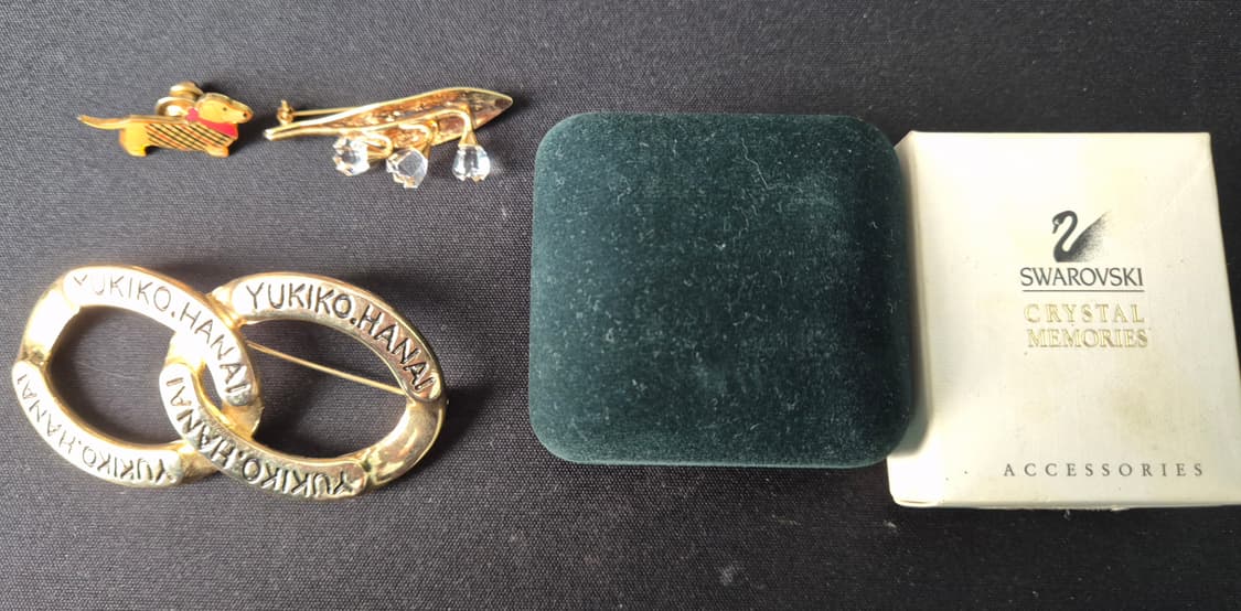 브로치 3종  + 크리스탈 써지컬 목걸이 상품이미지7