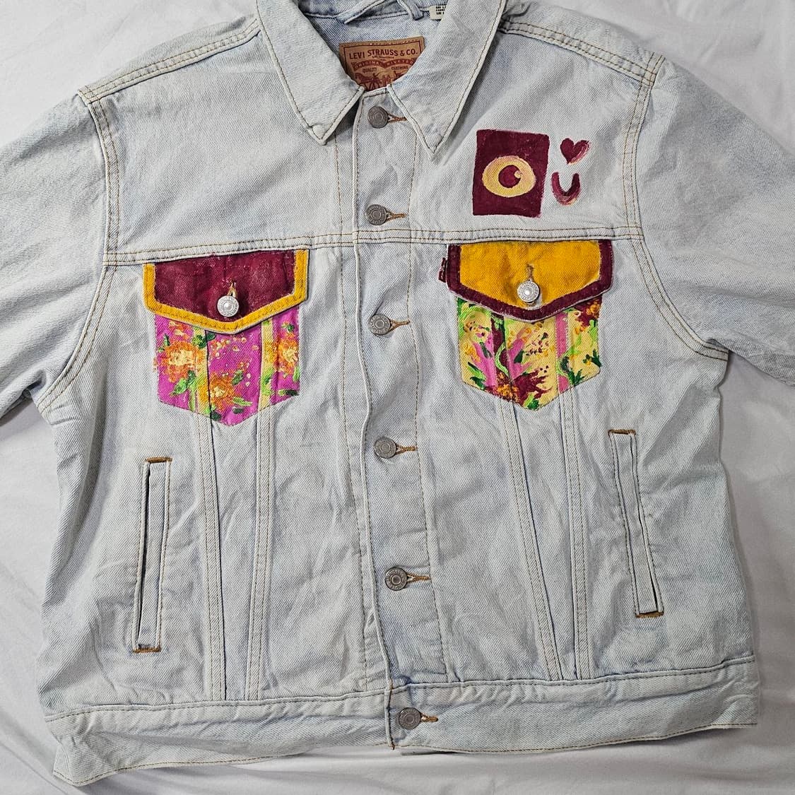00’s Levi’s 리바이스 패치워크 데님 자켓 L020  상품이미지2