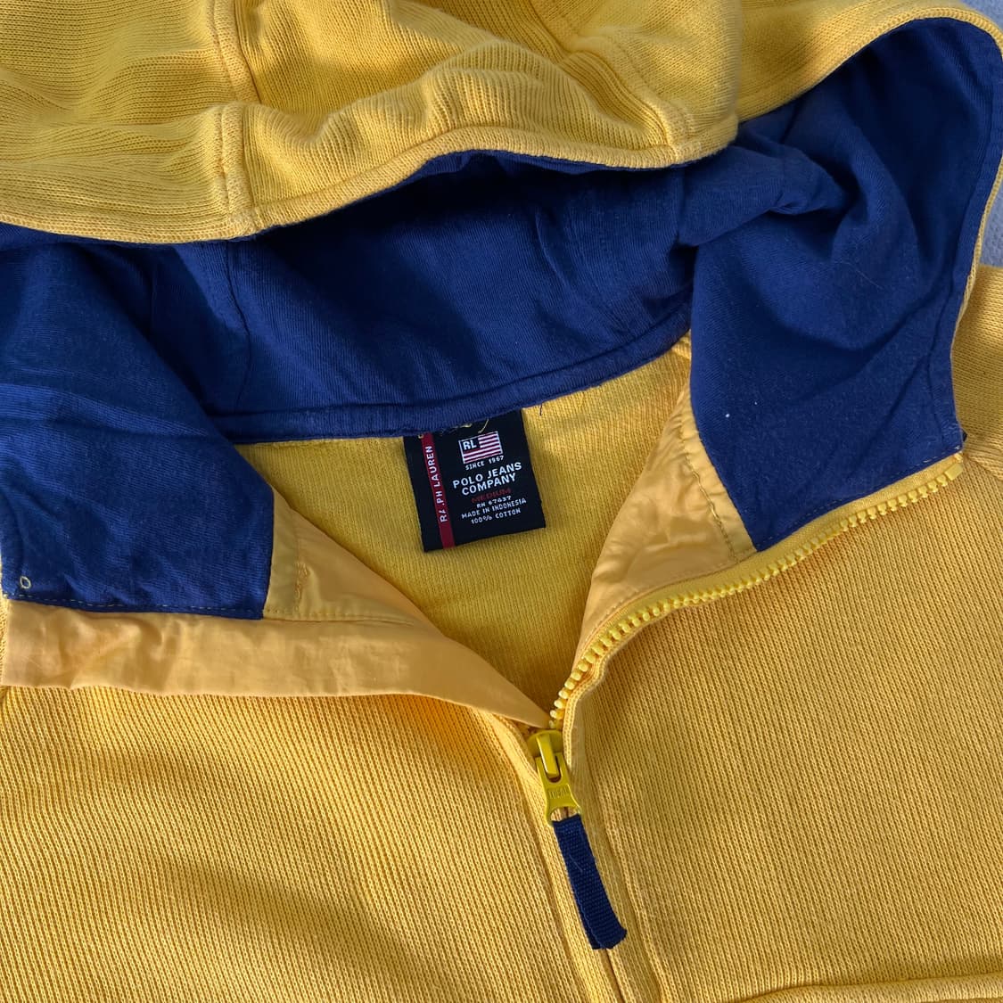 105 폴로랄프로렌 성조기 니트 반집업 니트  상품이미지2