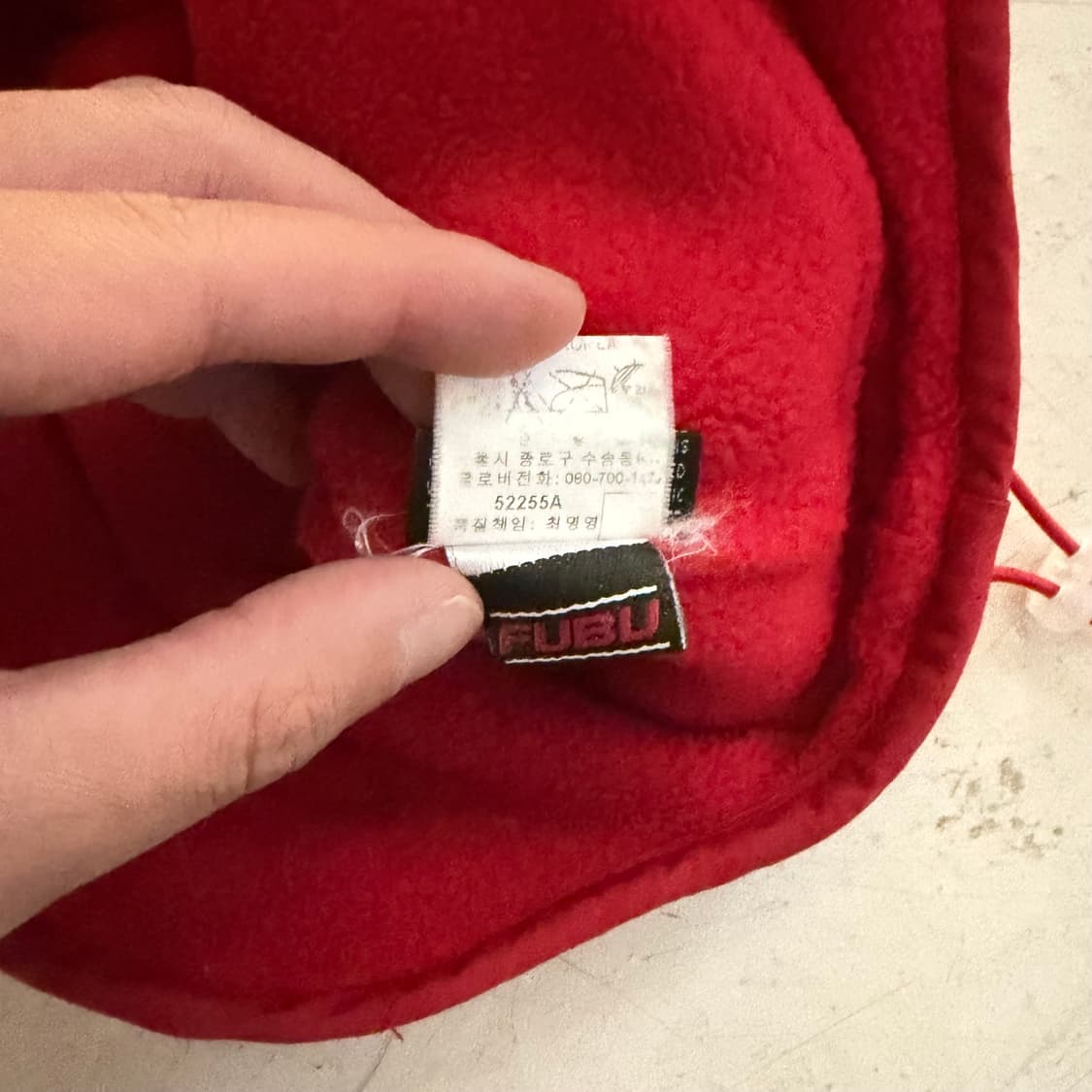 90s FUBU 후부 빈티지 플리스 모자 M 상품이미지7