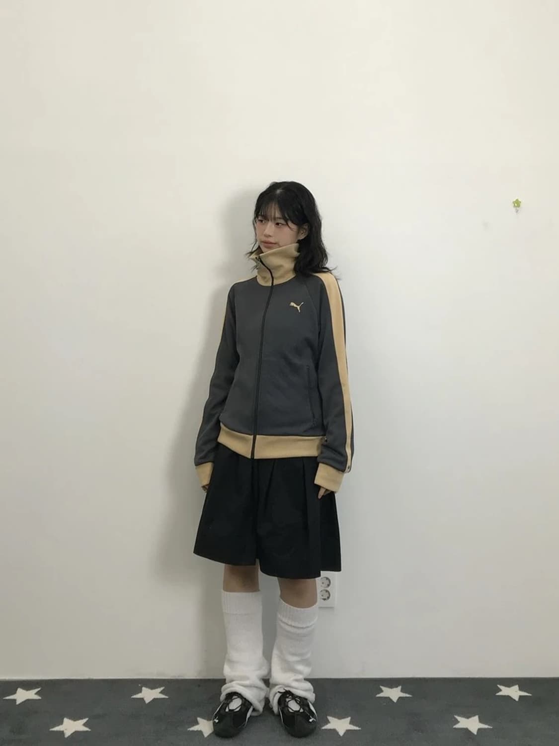 Puma Charcoal Beige Track Jacket 상품이미지1