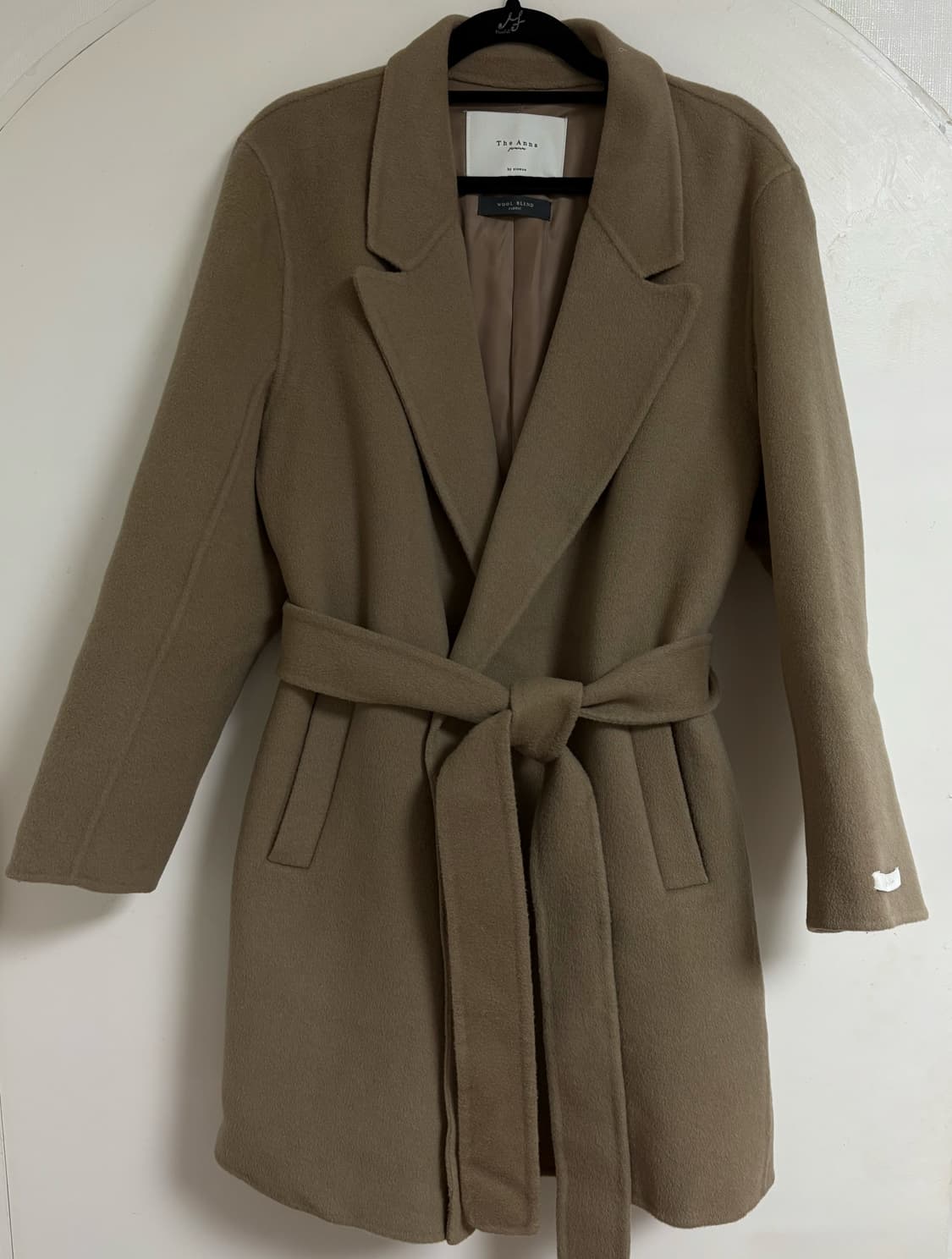 안나앤모드 울100% 하프코트 판매합니당 상품이미지2