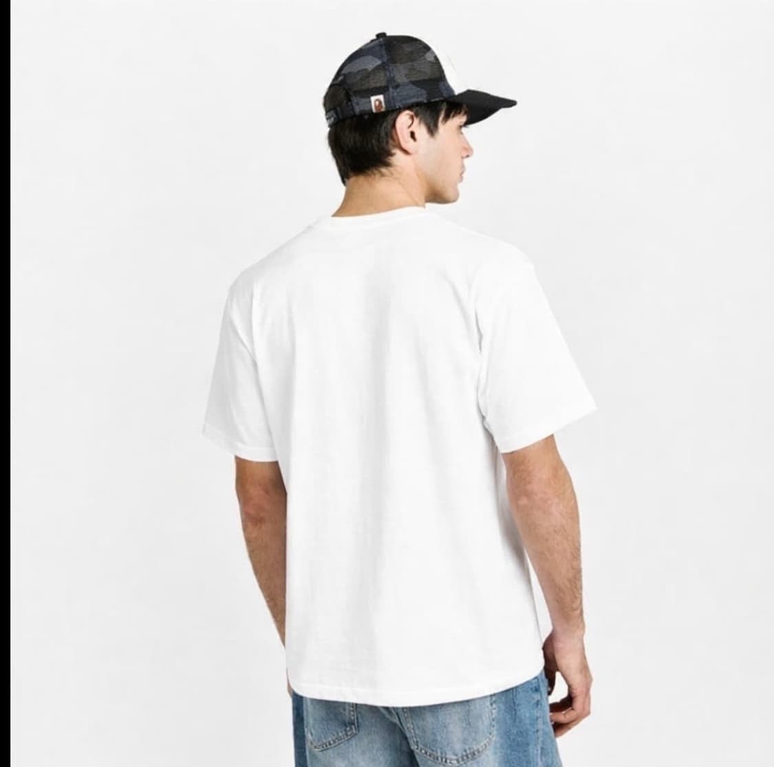 🔥[무료배송/새상품]🔥베이프 컬리지 반팔티 남녀공용 2color 상품이미지7