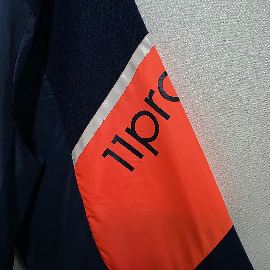 L 100) 아디다스 네이비 올드스쿨 바람막이 웜업 상품이미지5