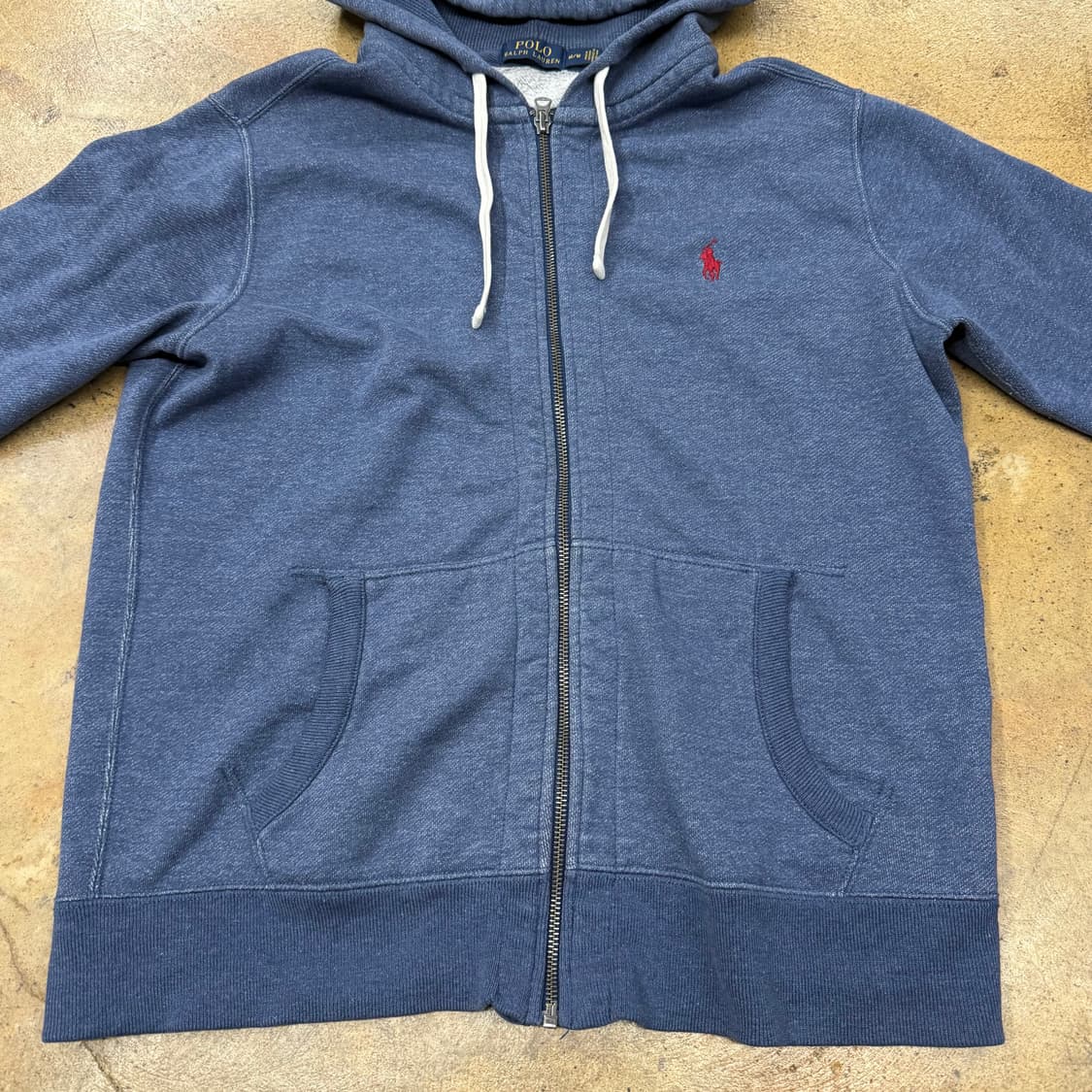 폴로 랄프로렌 블루 후드집업 상품이미지3
