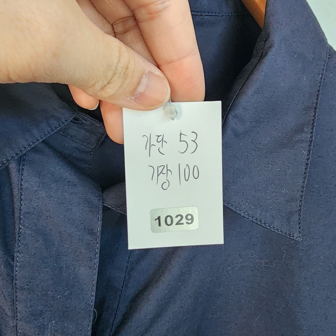 COS 코스 네이비 반팔 셔츠 원피스 상품이미지6