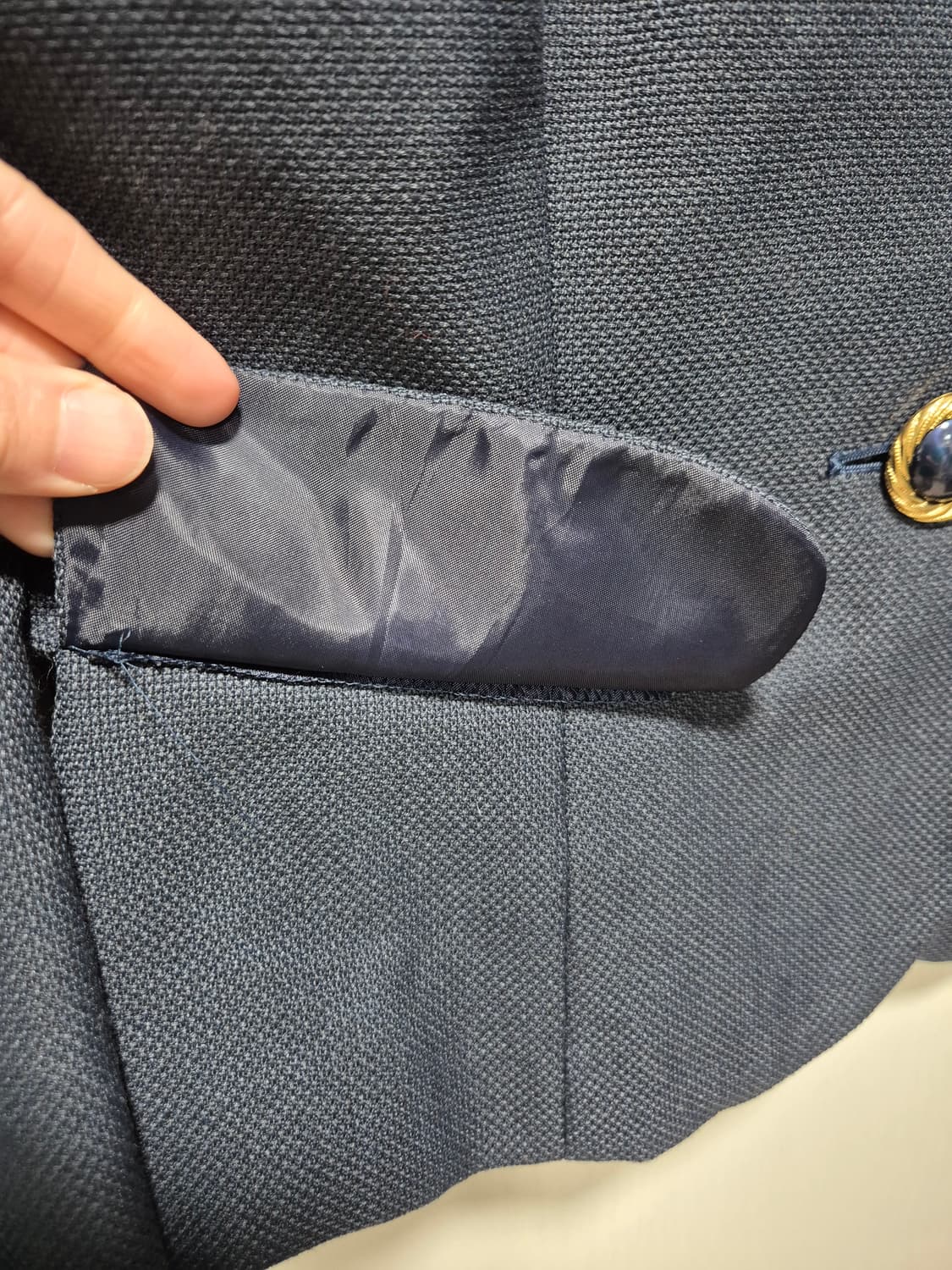 (세일)JPN VTG 금장 버튼 자켓 상품이미지4