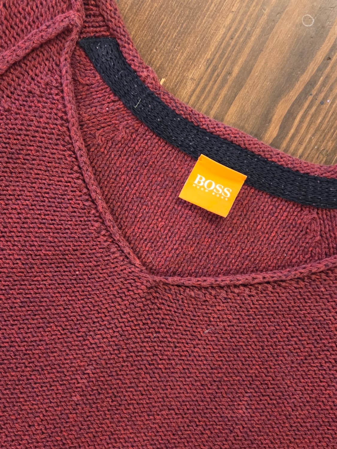 휴고보스 오렌지라벨 그런지 니트 상품이미지8