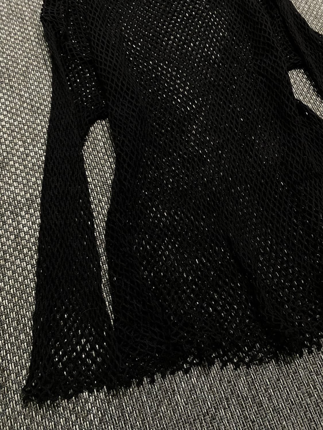 Y2K Girl Black Mesh Sleeve 상품이미지5