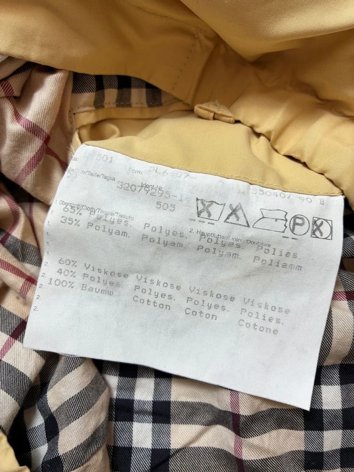 버버리 00's 퍼티그 탠저린 블루종 자켓 PN8094 상품이미지9