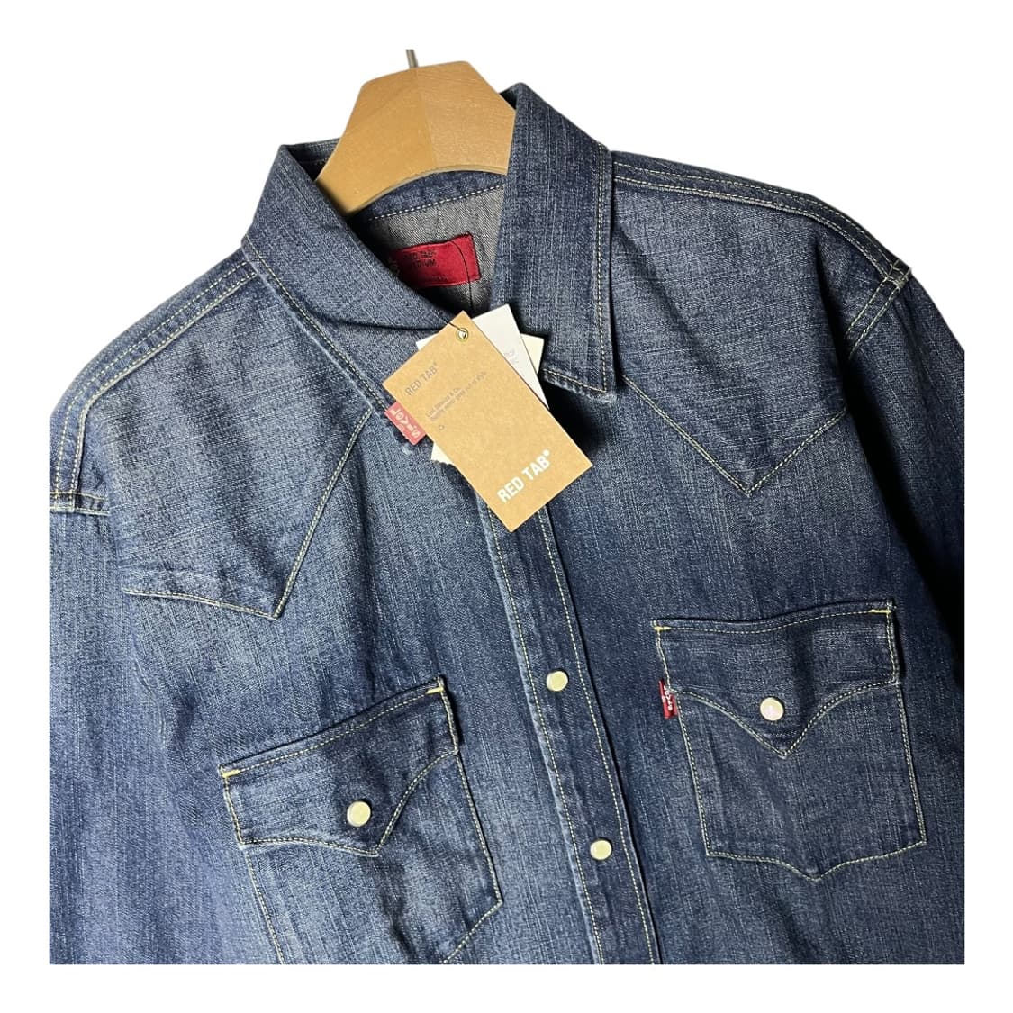 [Levi's] 리바이스 재팬 레드탭 웨스턴 데님셔츠 (새상품) 상품이미지3