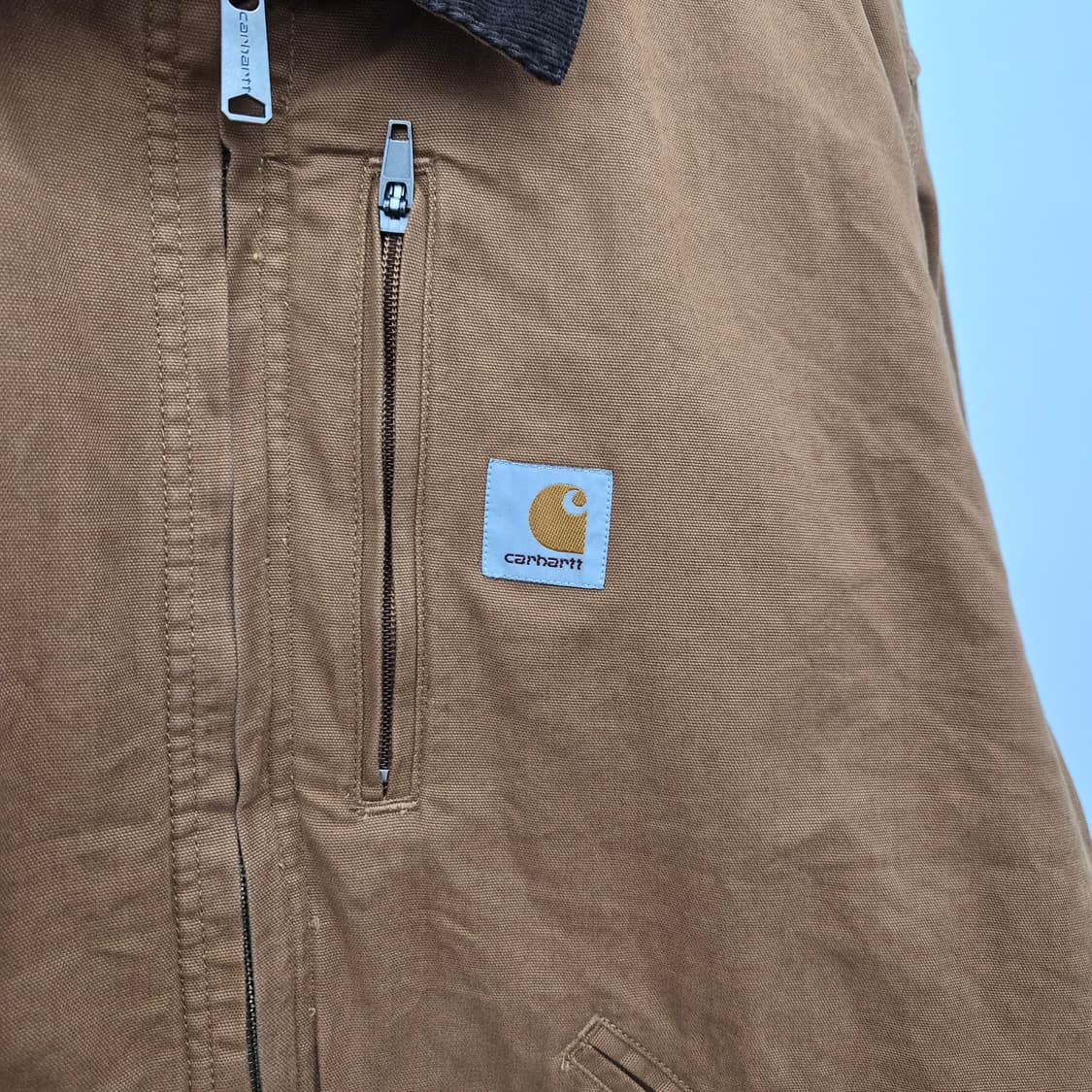 칼하트 브라운 디트로이트 자켓 남성 XL 상품이미지3