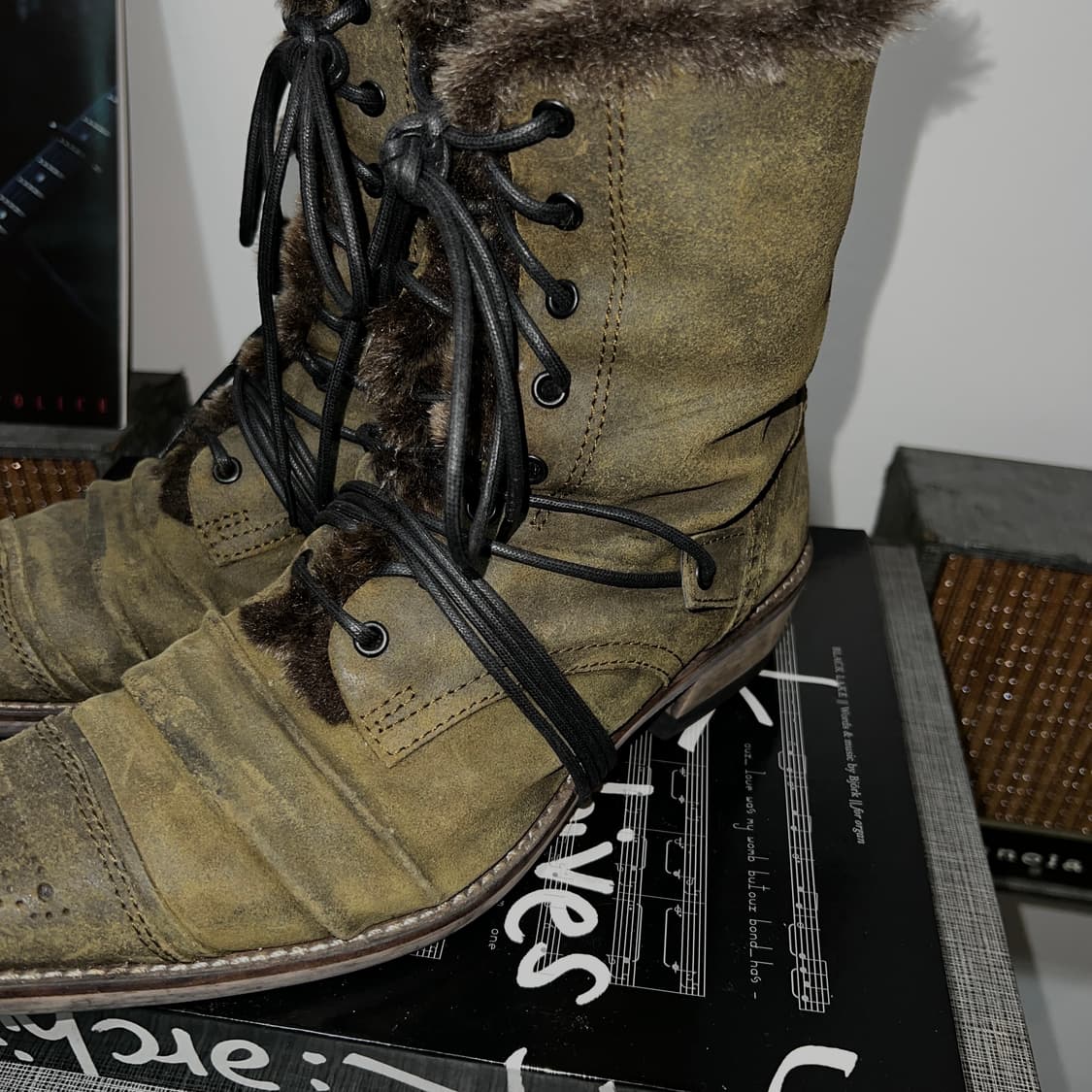 토네이도 마트 백 지퍼 주름 가공 부츠 상품이미지6