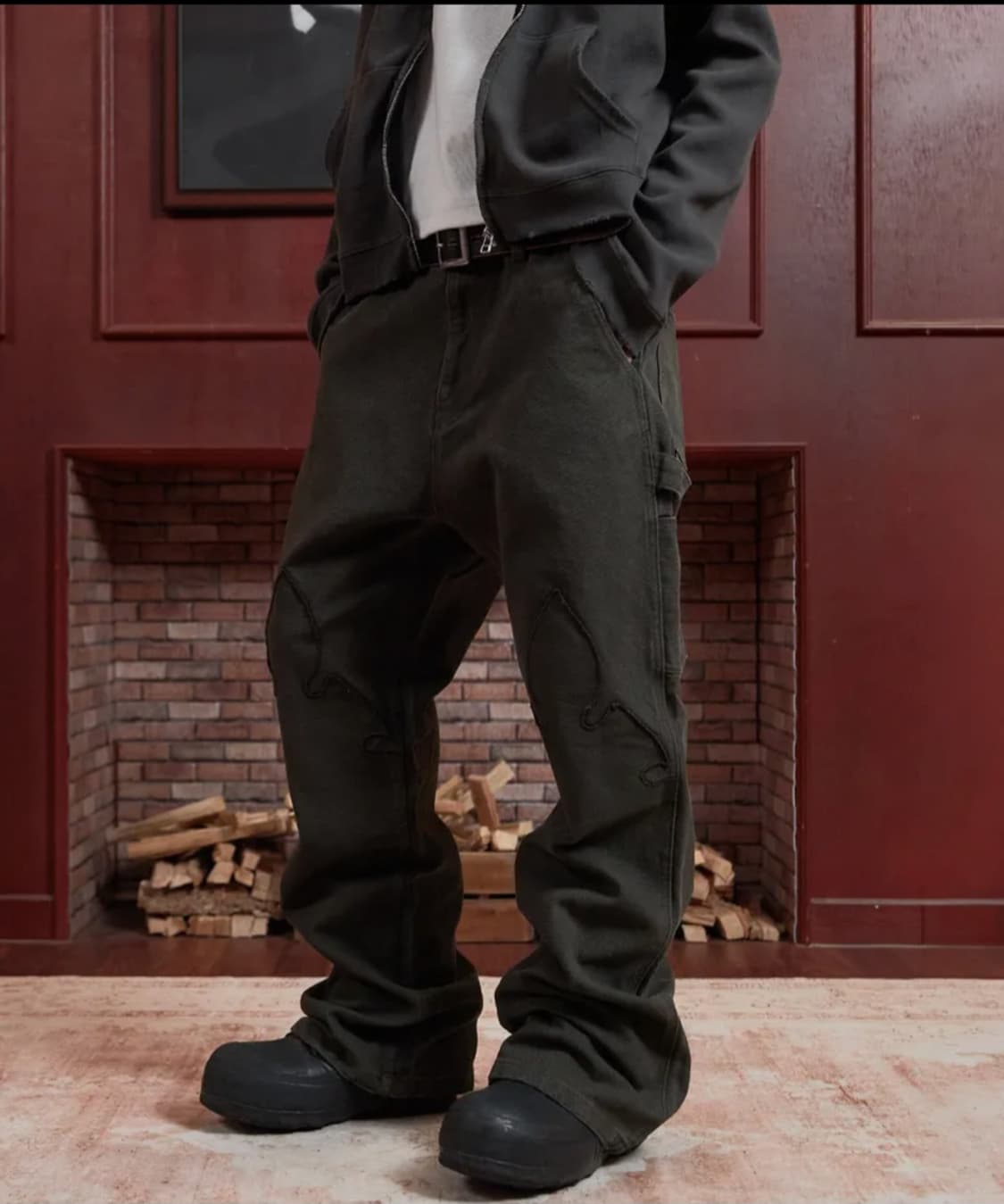 아르반 새깅 플레어 팬츠 상품이미지1