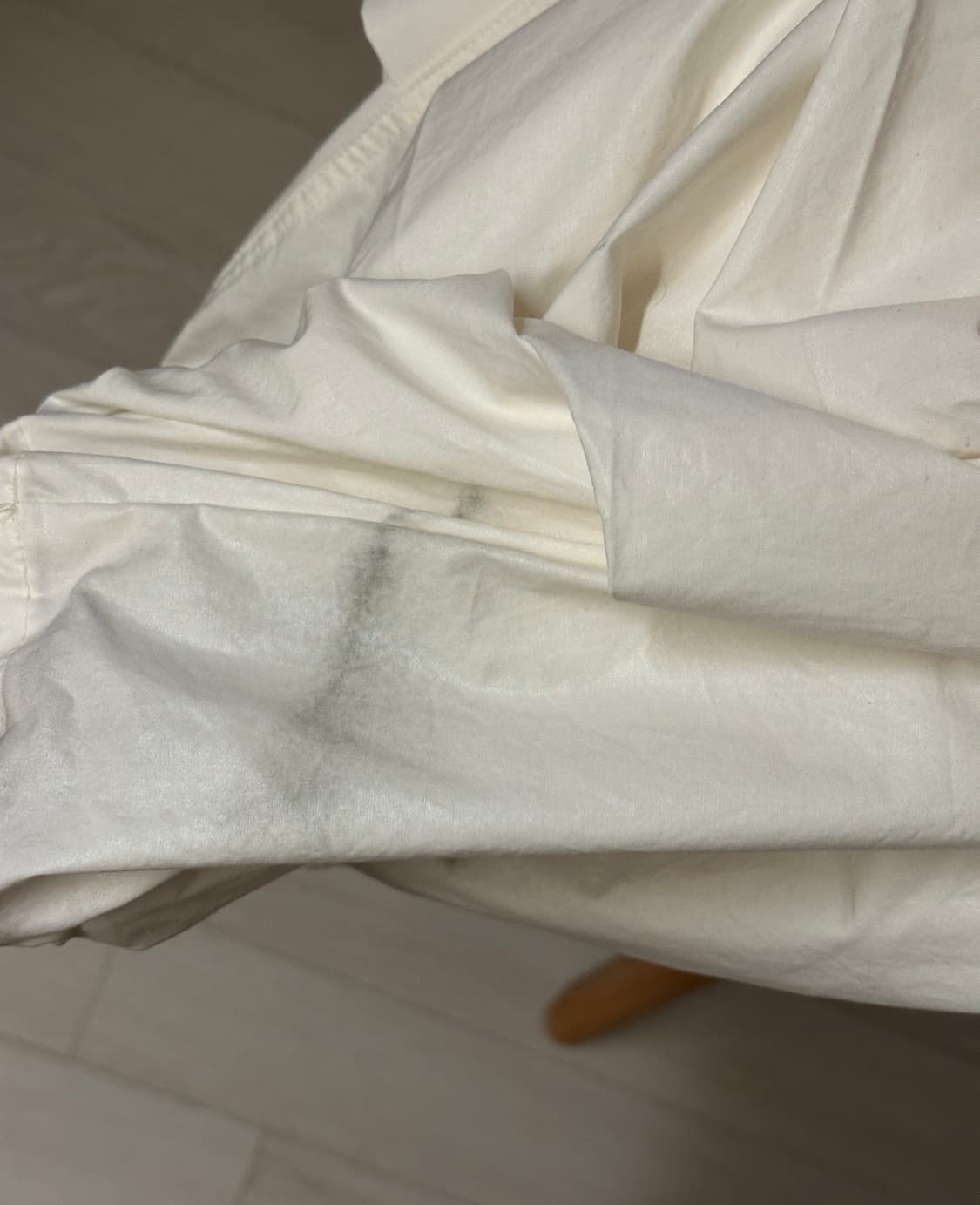 일리고 3턱 코팅 카고 팬츠 화이트 상품이미지7