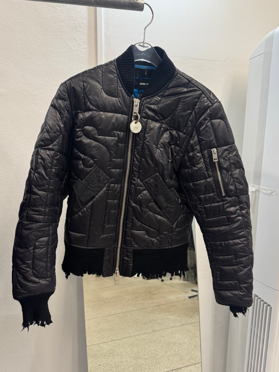 Diesel 3MSynclate Quilting Bomber Jacket 상품이미지1