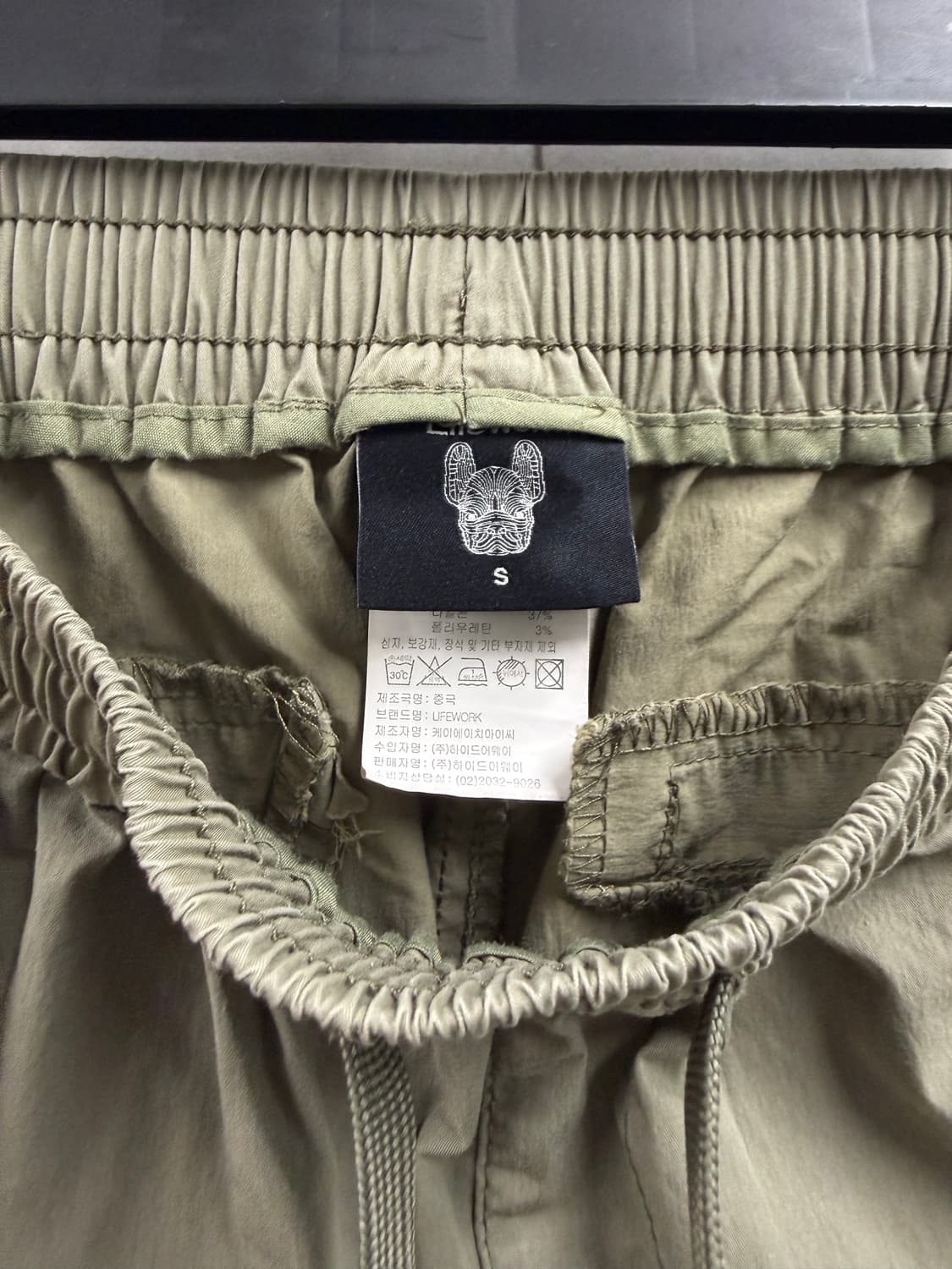 여성 S / 라이프워크 카고 조거팬츠 카키 상품이미지7