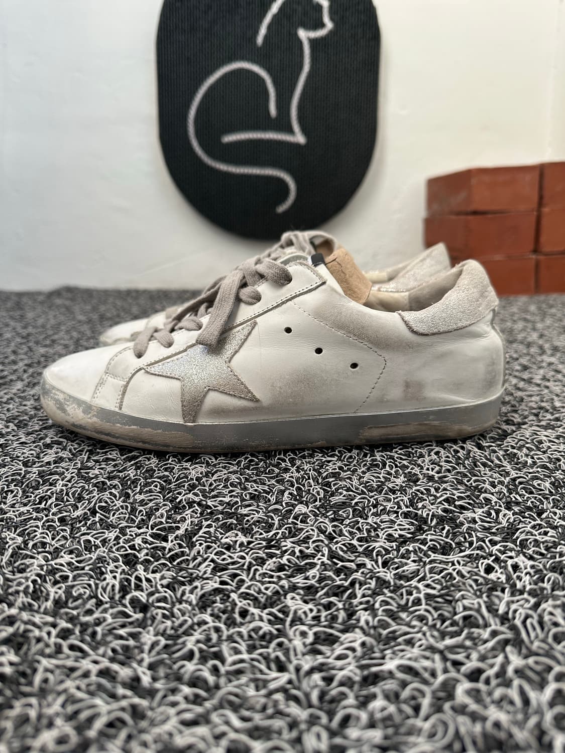 골든구스 슈퍼스타 스니커즈 화이트 240 상품이미지1