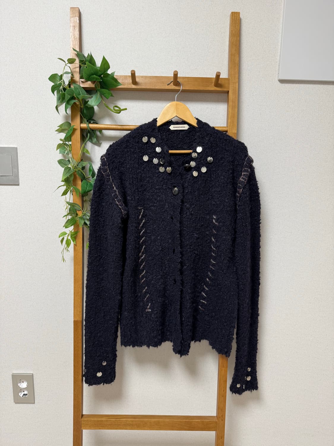 나마체코 행포드 가디건 네이비 상품이미지1