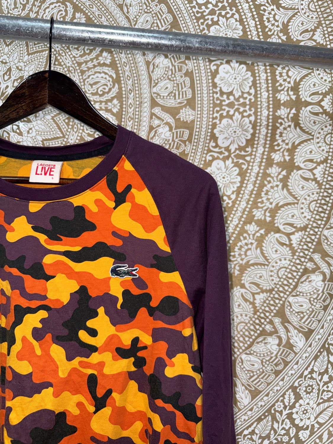 라코스테 카모 나그랑 롱슬리브 긴팔티  상품이미지4