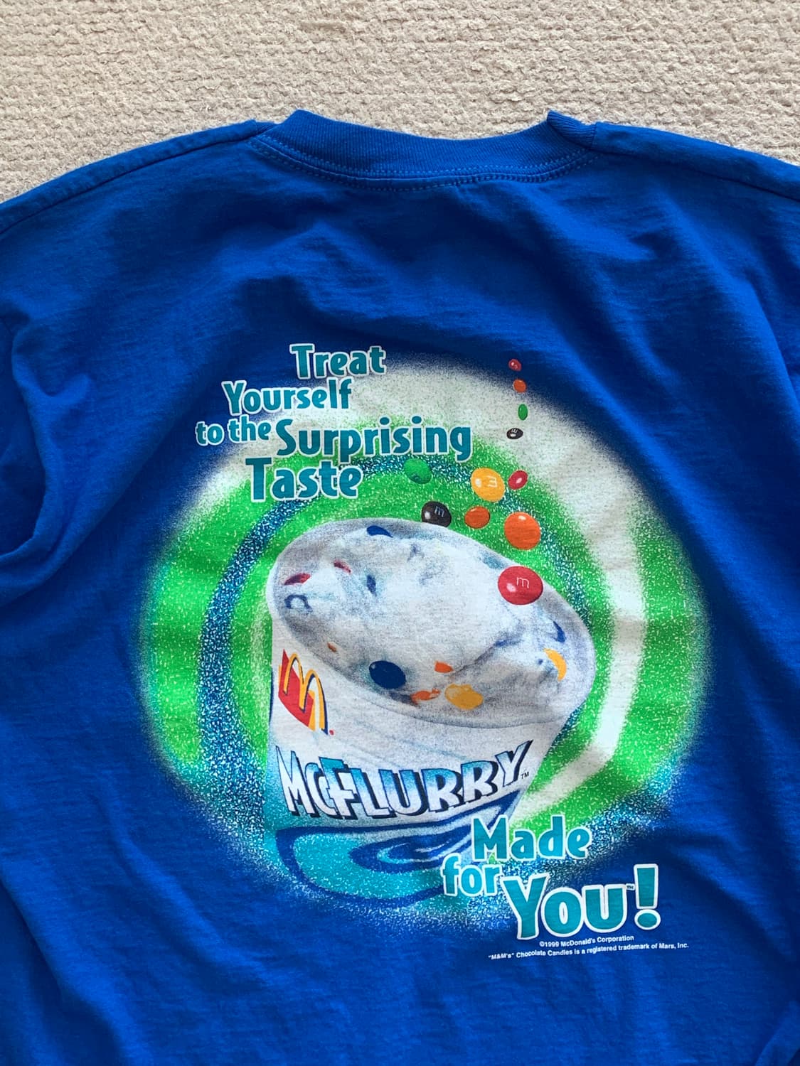 90s 맥도날드 맥플러리 프로모션 티셔츠 상품이미지3