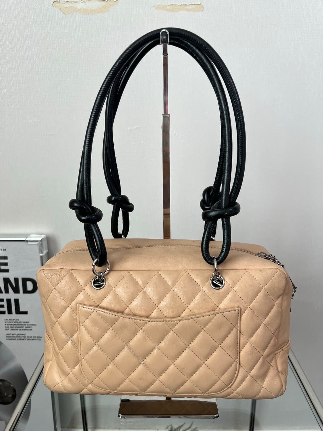 샤넬 깜봉 램스킨 볼링백 상품이미지5