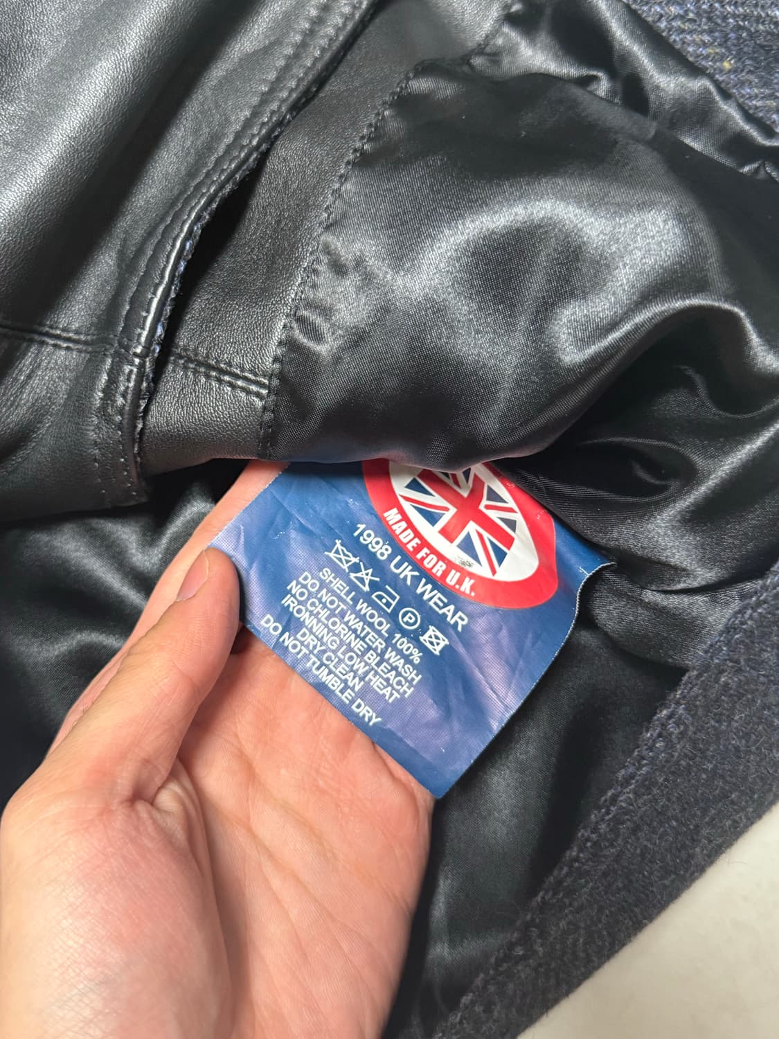 해리스 트위드 라이더 자켓 상품이미지5