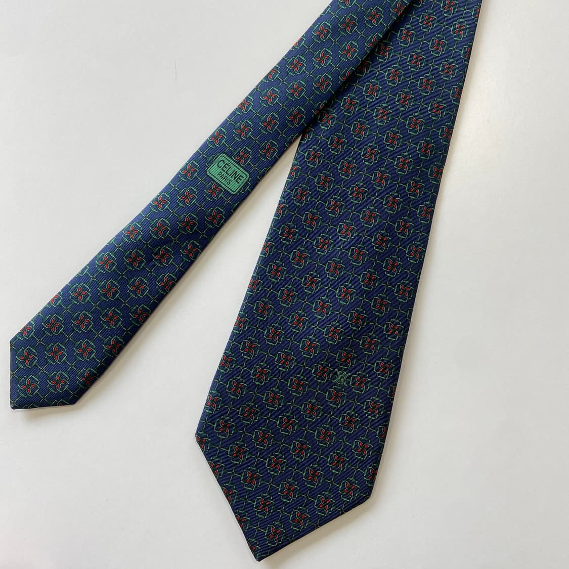 셀린느(celine) 심플로고 정품 명품넥타이 8.6cm 상품이미지2