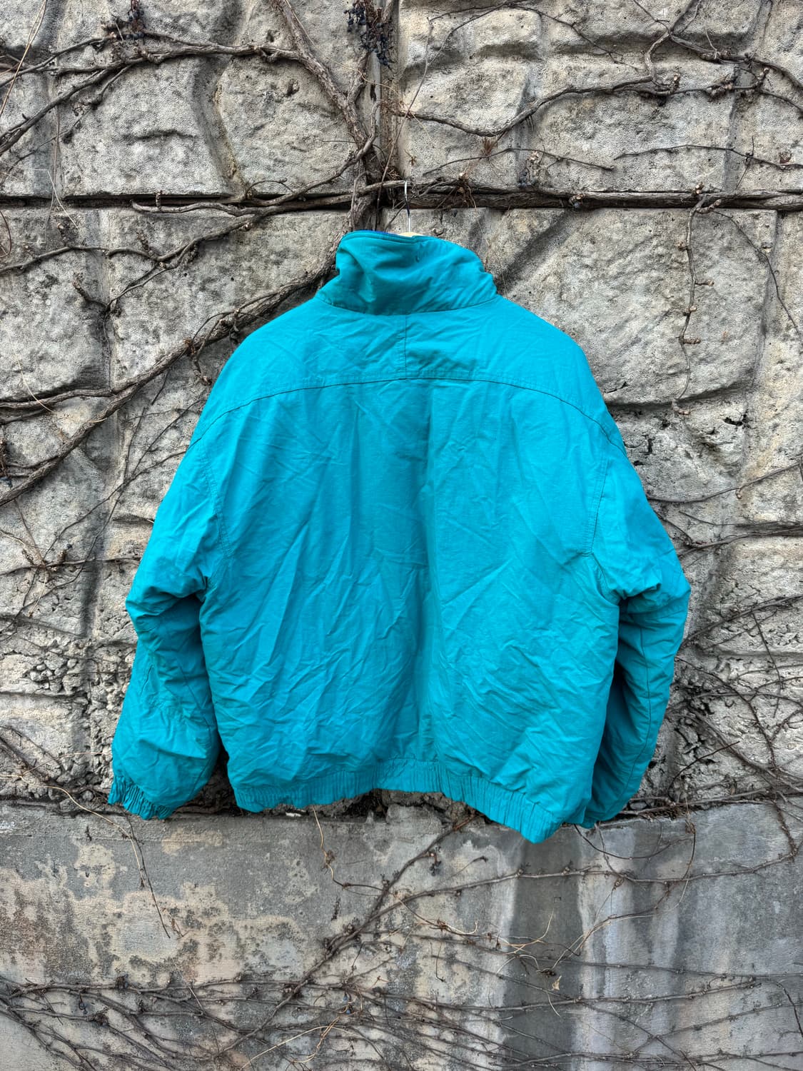 80~90s 에디바우어 빈티지 구스 다운 나일론 쉘 패딩 자켓 상품이미지2