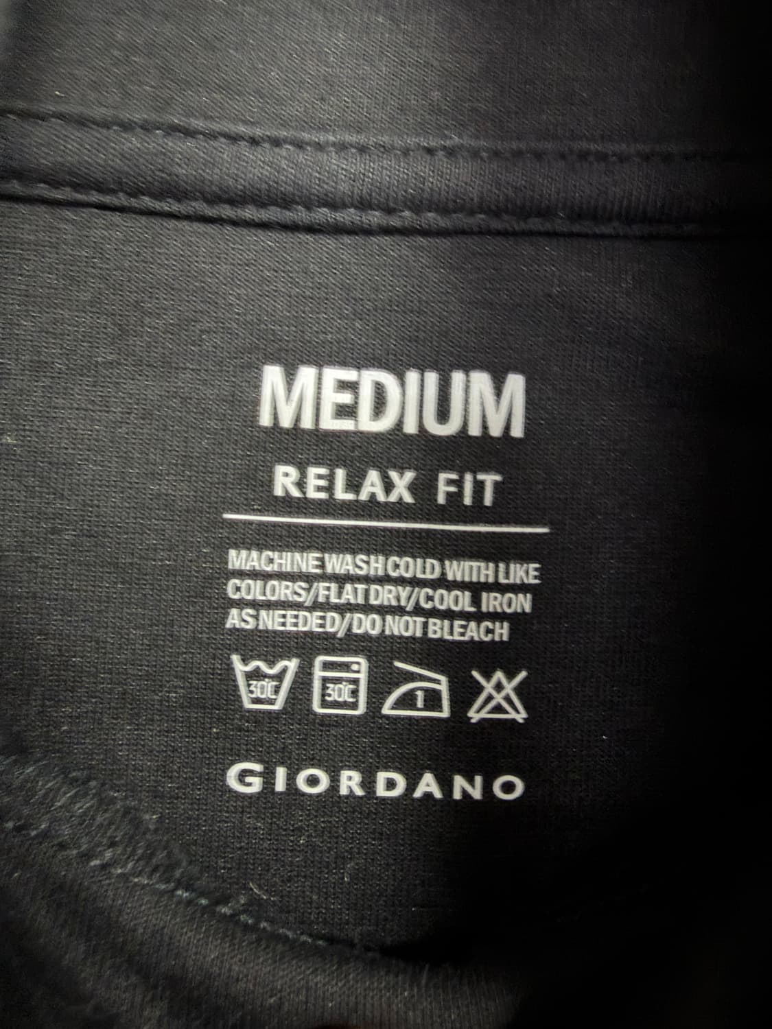 지오다노 릴렉스 핏 목폴라 긴팔 티셔츠 상품이미지3